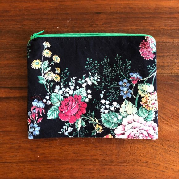 Lot 6 Handmade Zipper pouches bags Floral Lot C - Picture 4 of 14